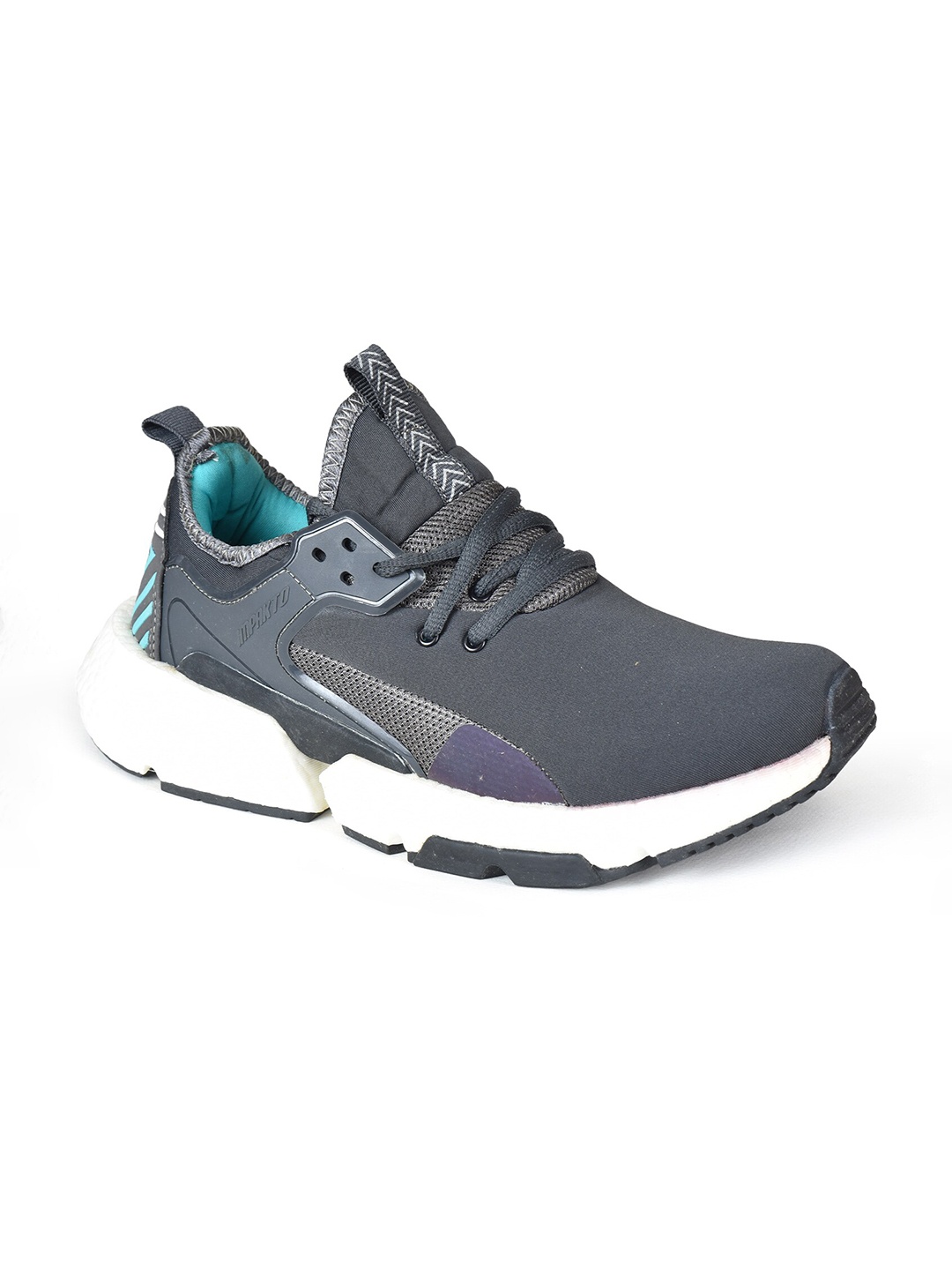 

IMPAKTO Men Mesh Running Non-Marking Shoes, Grey