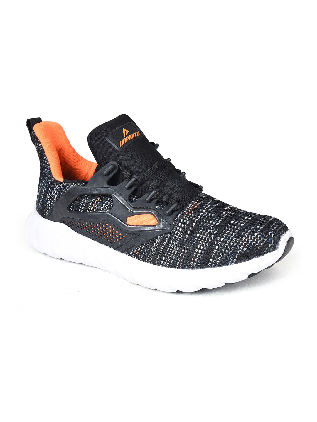 

IMPAKTO Men Mesh Running Non-Marking Shoes, Grey