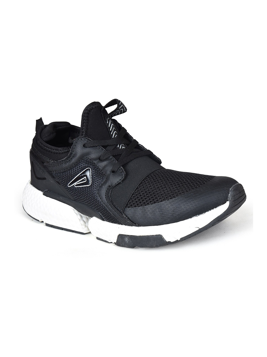 

IMPAKTO Men Mesh Running Non-Marking Shoes, Black