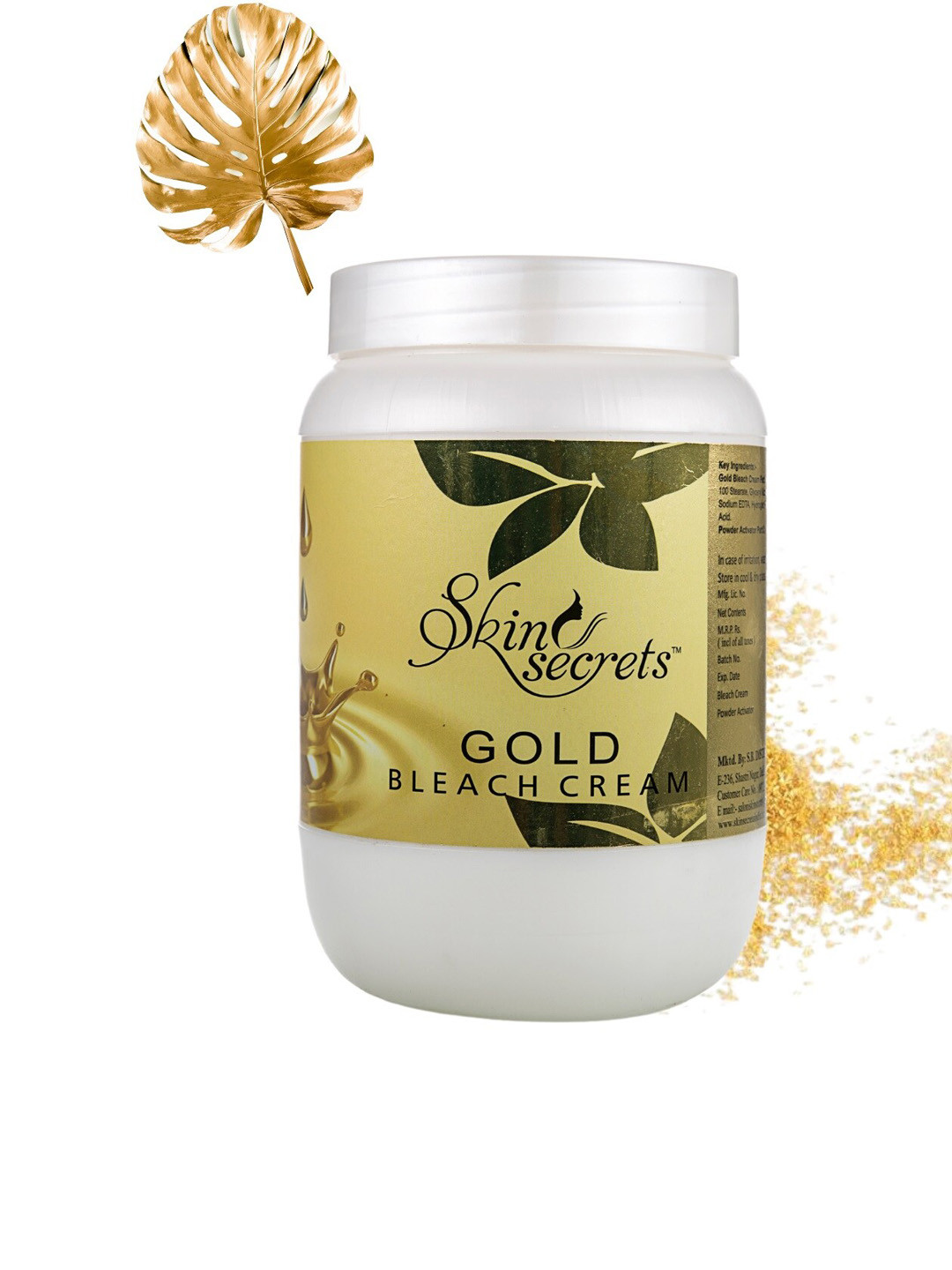 

Skin Secrets Gold Bleach Cream - 1kg, White