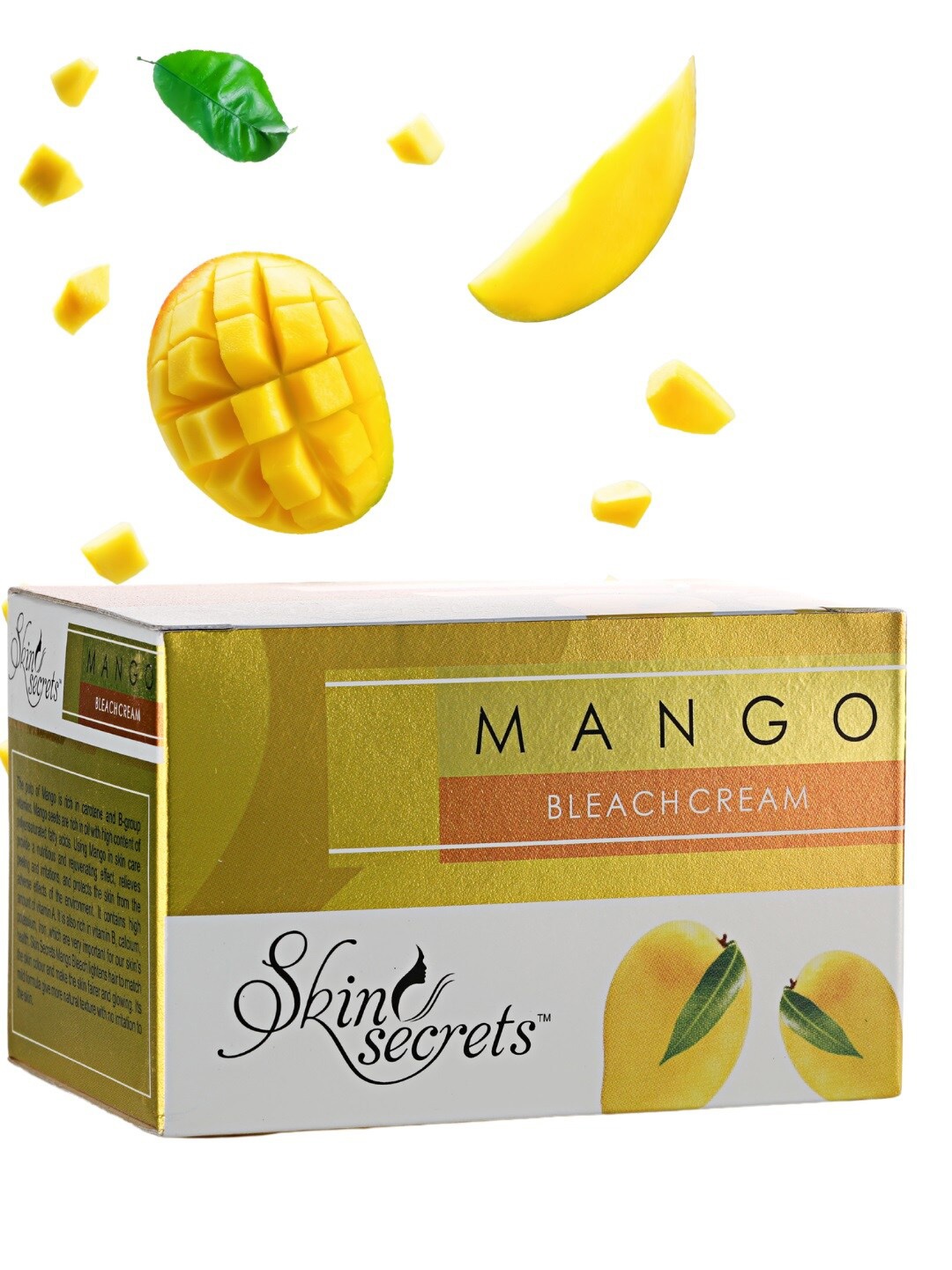 

Skin Secrets Mango Bleach Cream with Kiwi Extract - 250 g, White