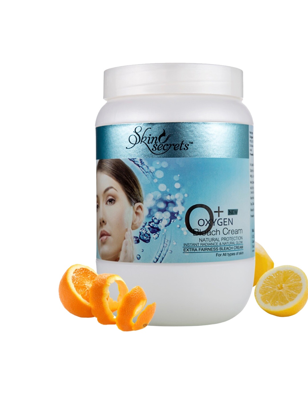 

Skin Secrets Oxygen Bleach Cream for Instant Radiance & Natural Glow - 1Kg, White