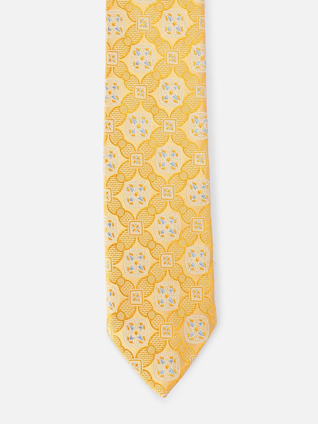 

Allen Solly Men Printed Broad Tie, Yellow