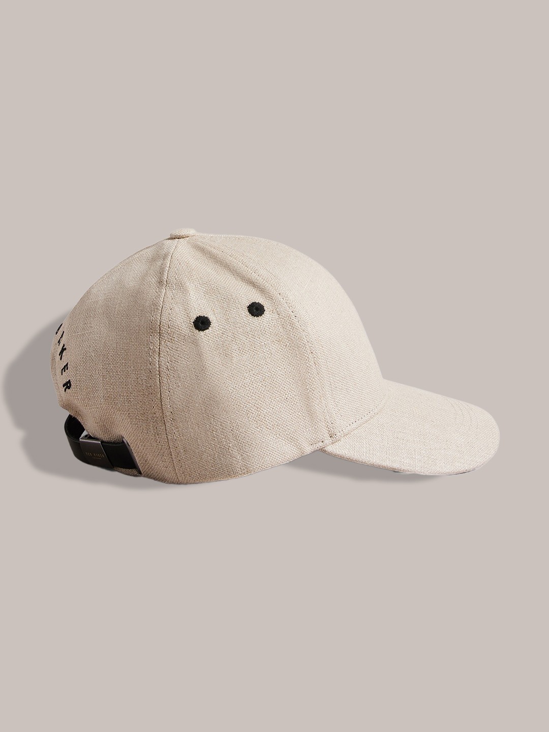 

Ted Baker Men Linen Baseball Cap, Cream
