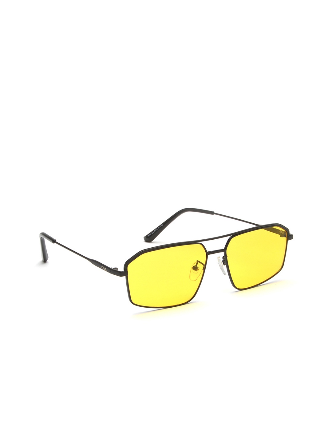 

IRUS by IDEE Men Rectangle Sunglasses With UV Protected Lens - IRS1136C4SG, Yellow