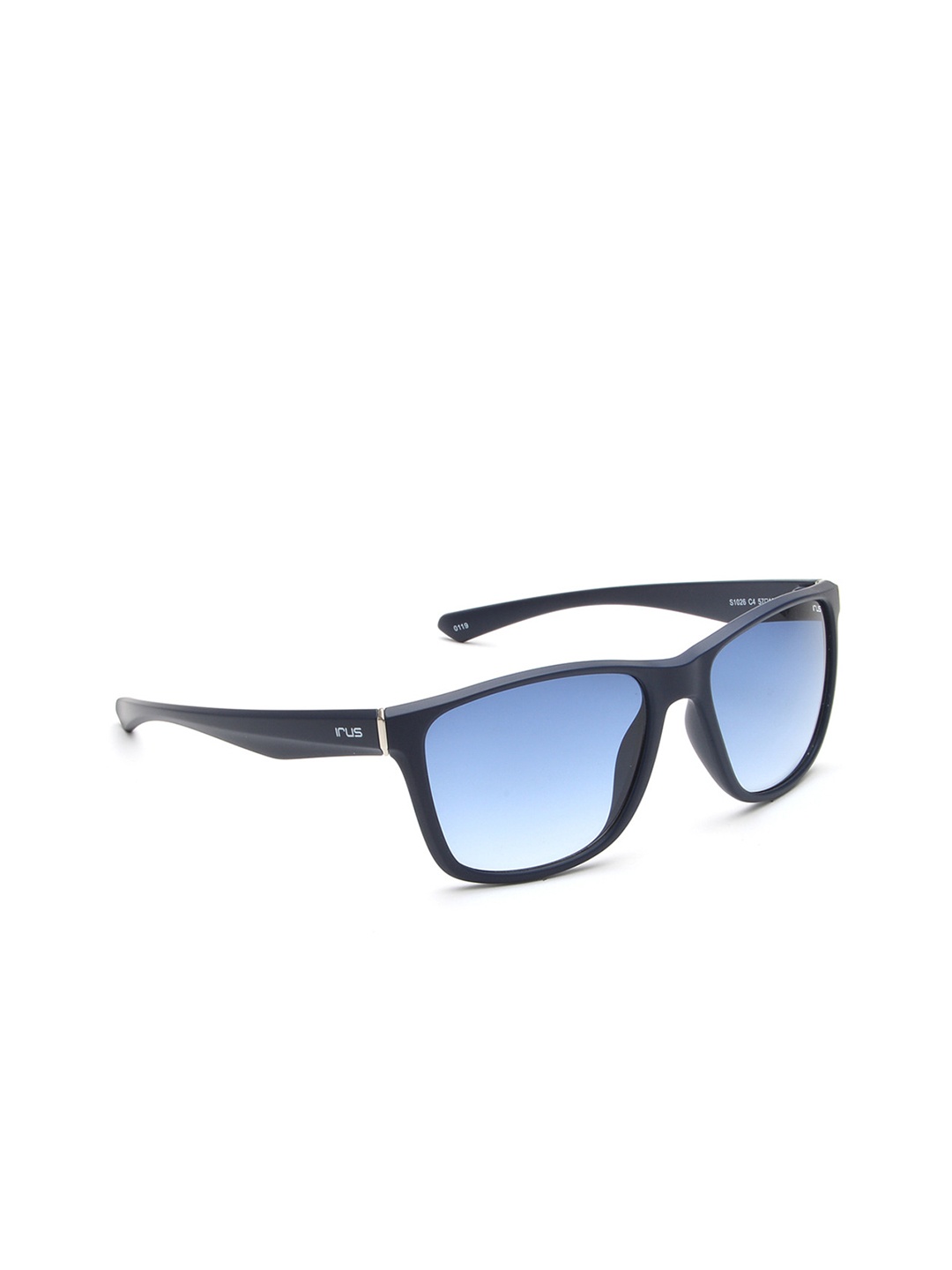 

IRUS by IDEE Men Rectangle Sunglasses With UV Protected Lens IRS1026C4SG, Blue