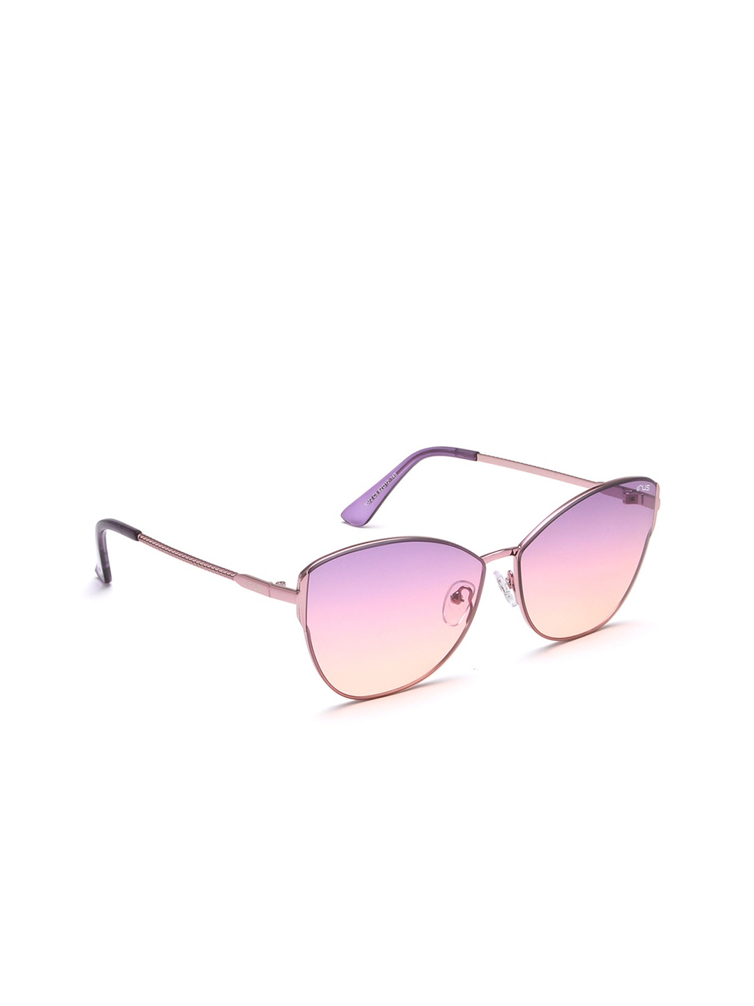 

IRUS by IDEE Women Butterfly Sunglasses With UV Protected Lens IRS1072C5SG, Pink