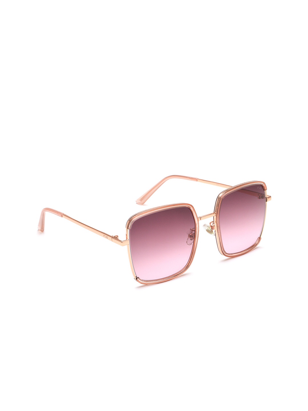 

IRUS by IDEE Women Square Sunglasses with UV Protected Lens IRS1084C2SG, Purple