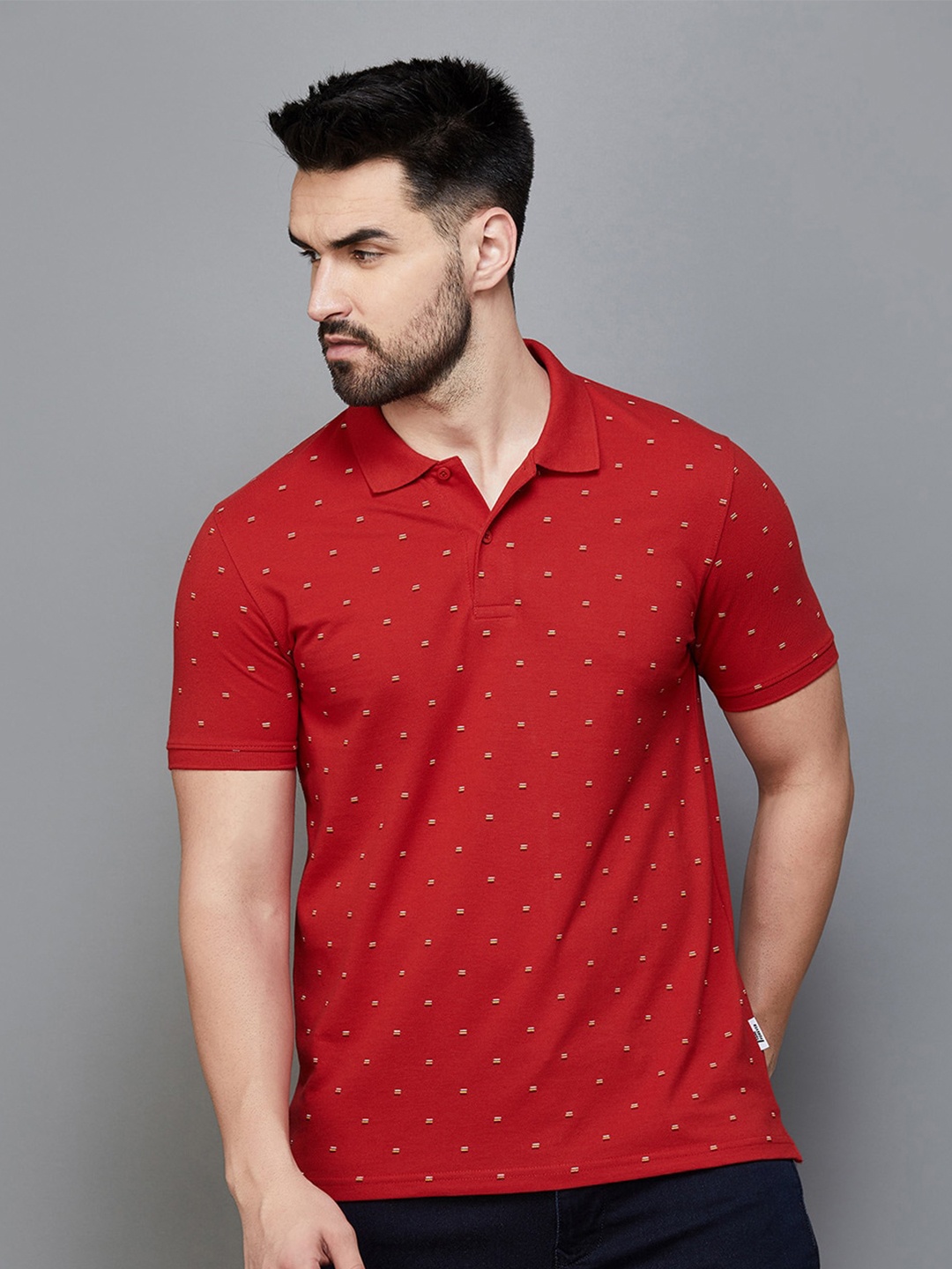 

Fame Forever by Lifestyle Conversational Printed Cotton T-shirt, Red