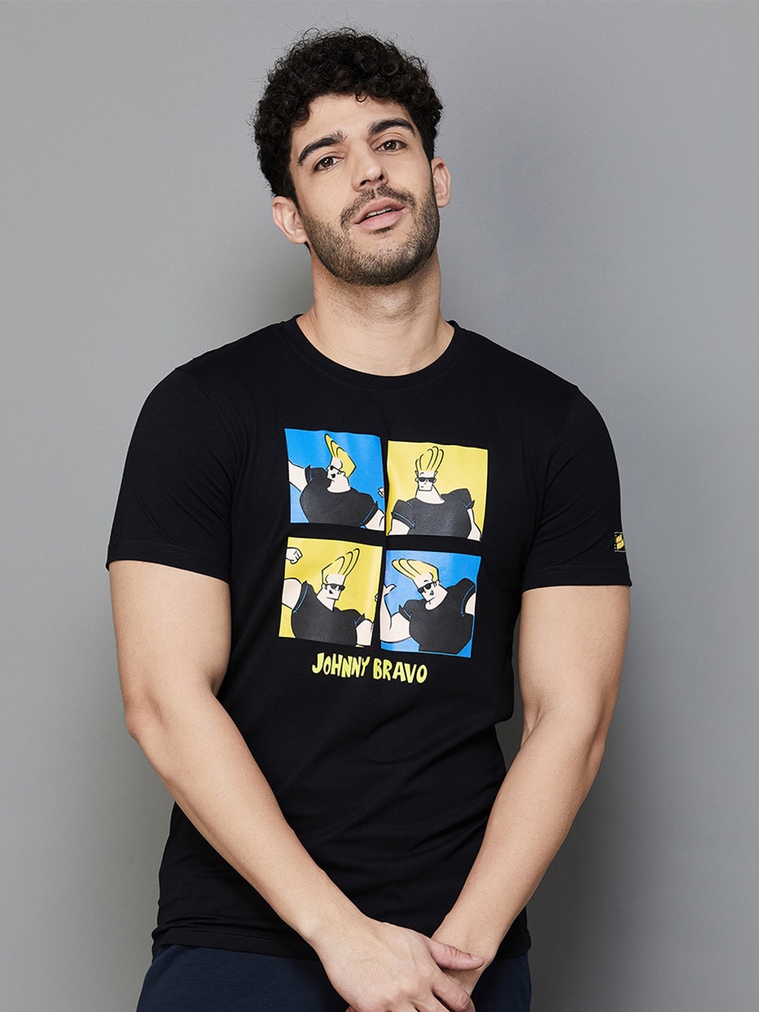 

Fame Forever by Lifestyle Graphic Printed Cotton T-shirt, Black