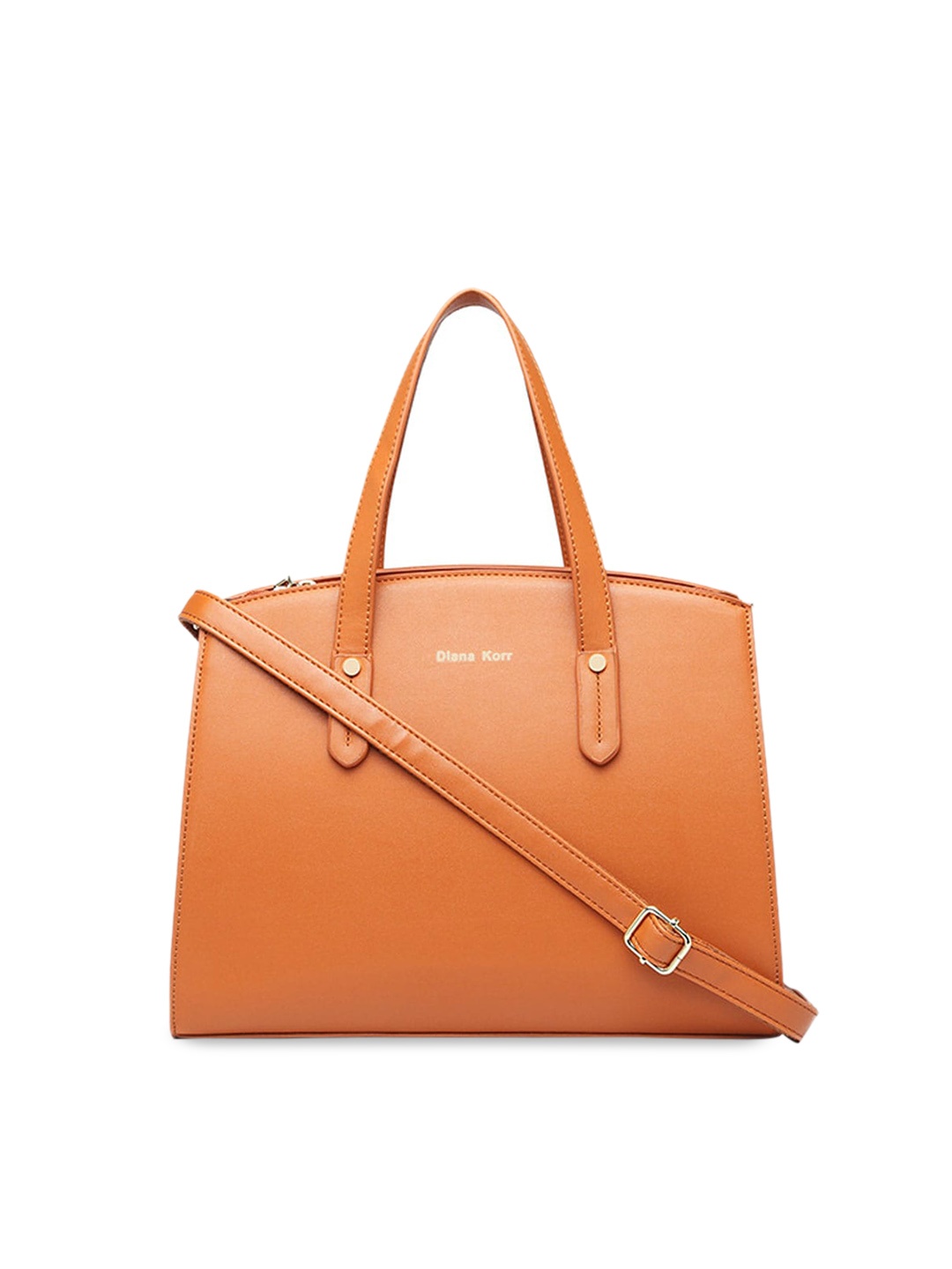 

Diana Korr PU Structured Shoulder Bag, Brown