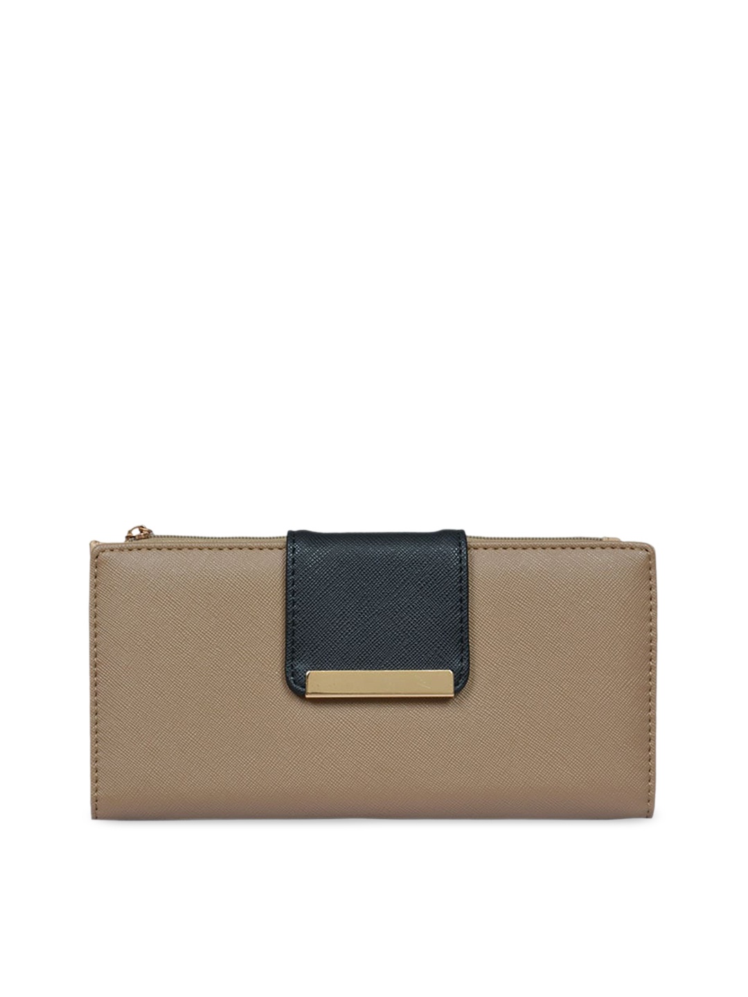 

Diana Korr Colourblocked PU Wallet, Brown