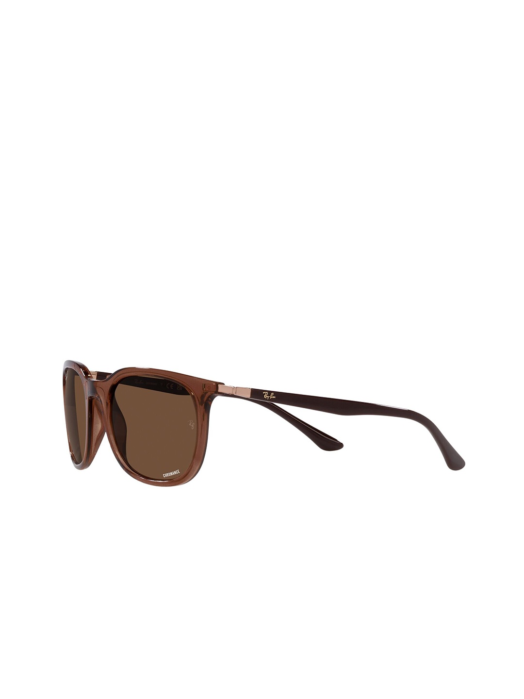 

Ray-Ban Unisex Square Sunglasses with Polarised Lens 8056597720748, Brown