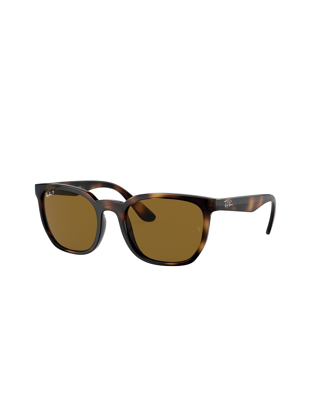 

RAY-BAN Men Polarized Brown Lens Irregular Sunglasses - 0RB4390I710/8354