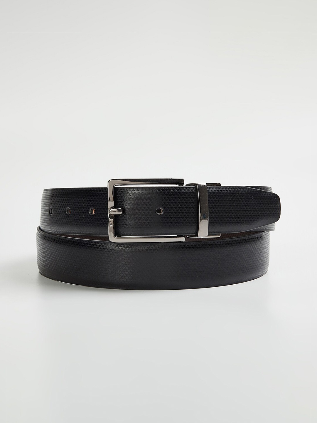 

CODE by Lifestyle Men Reversible Formal Belt, Black