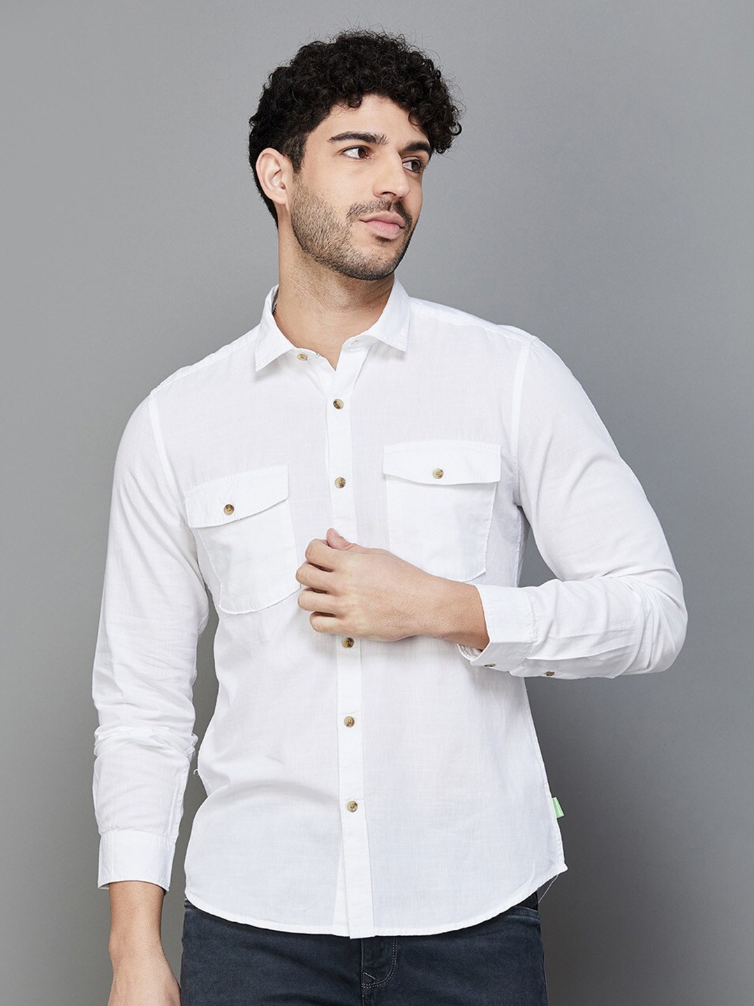 

Bossini Slim Fit Casual Shirt, White