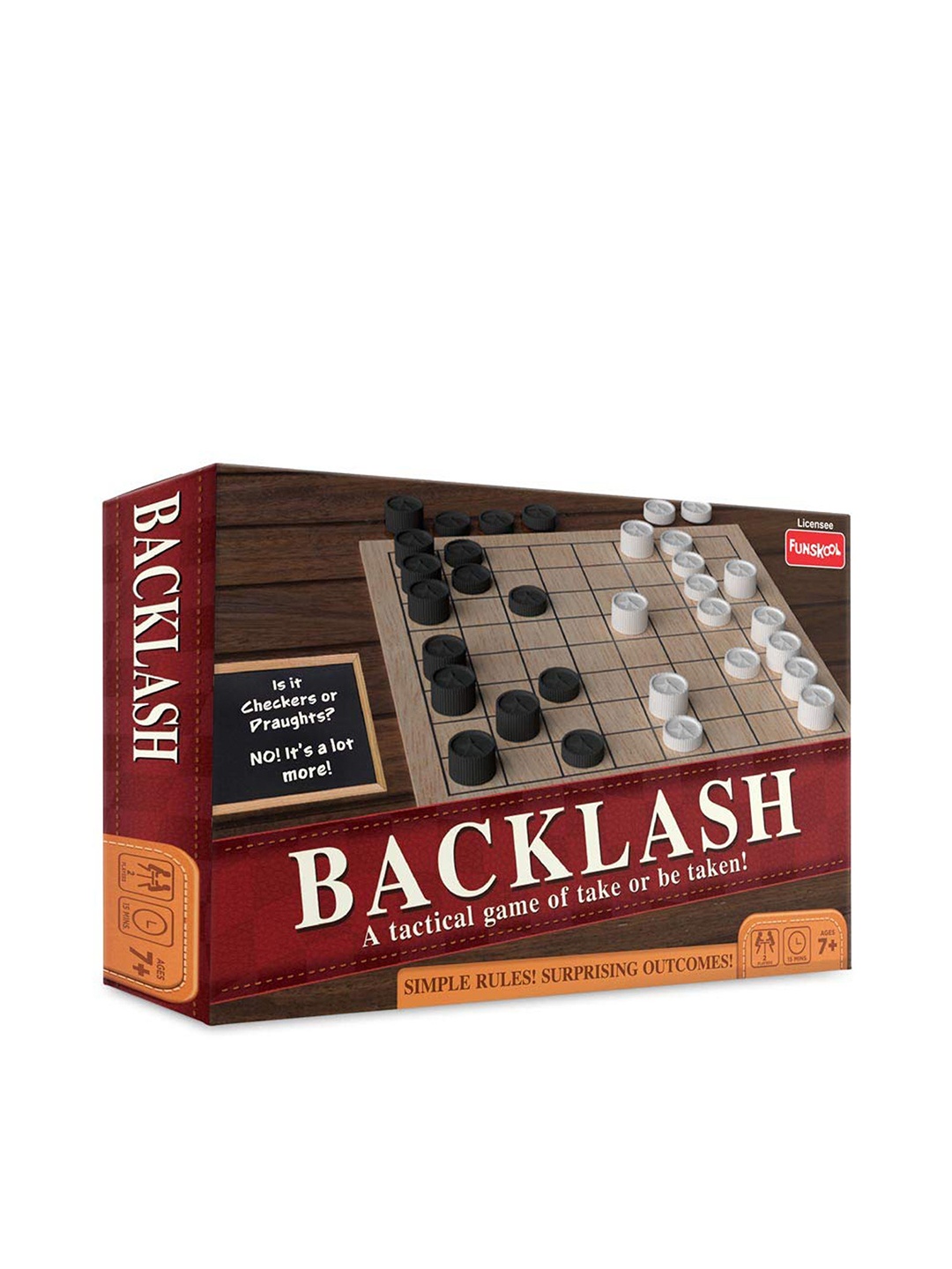 

Funskool Backlash A Tactical Game of Take or Taken for 7+Years, Multi