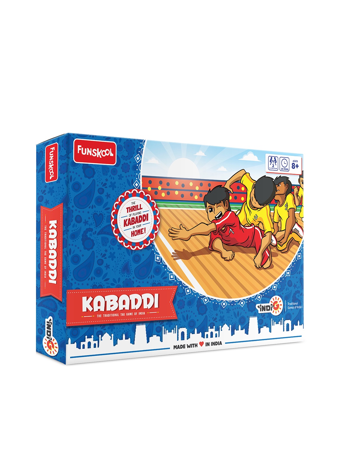 

Funskool TRADITIONAL KABADDI GAME for 8+Years, Multi