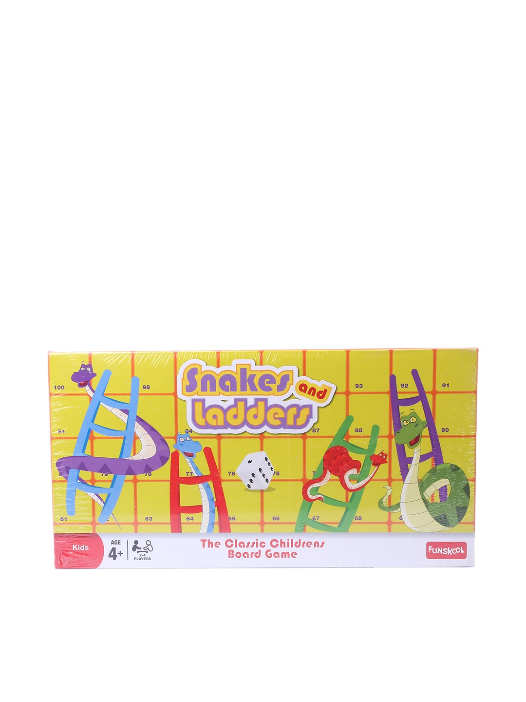 

Funskool SNAKES & LADDERS Board Game for 4+Years, Multi