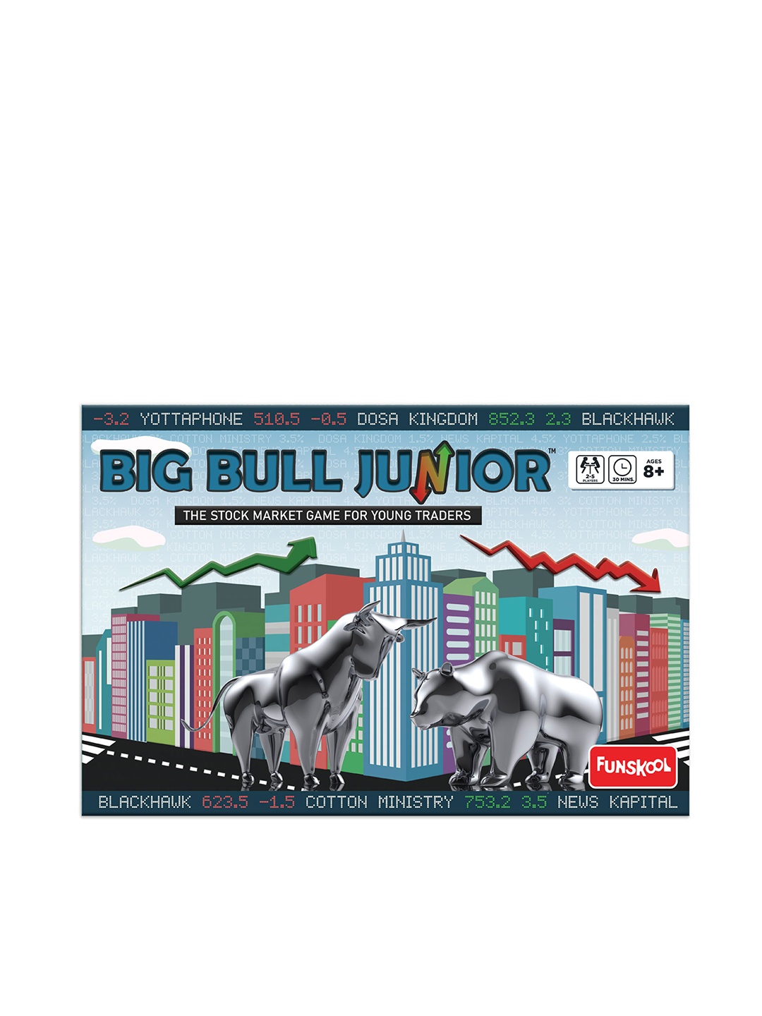 

Funskool BIG BULL JUNIOR The Stock Market Game for 8+Years, Multi