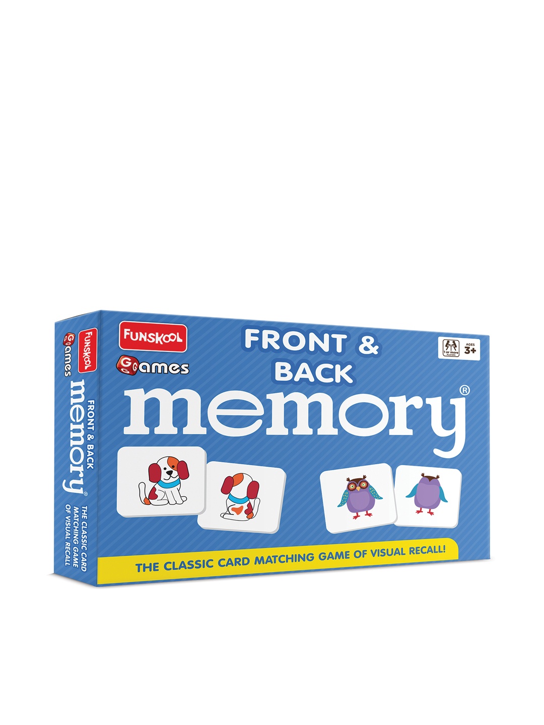 

Funskool Unisex Kids Memory Game Front & Back For Ages 3+, Blue