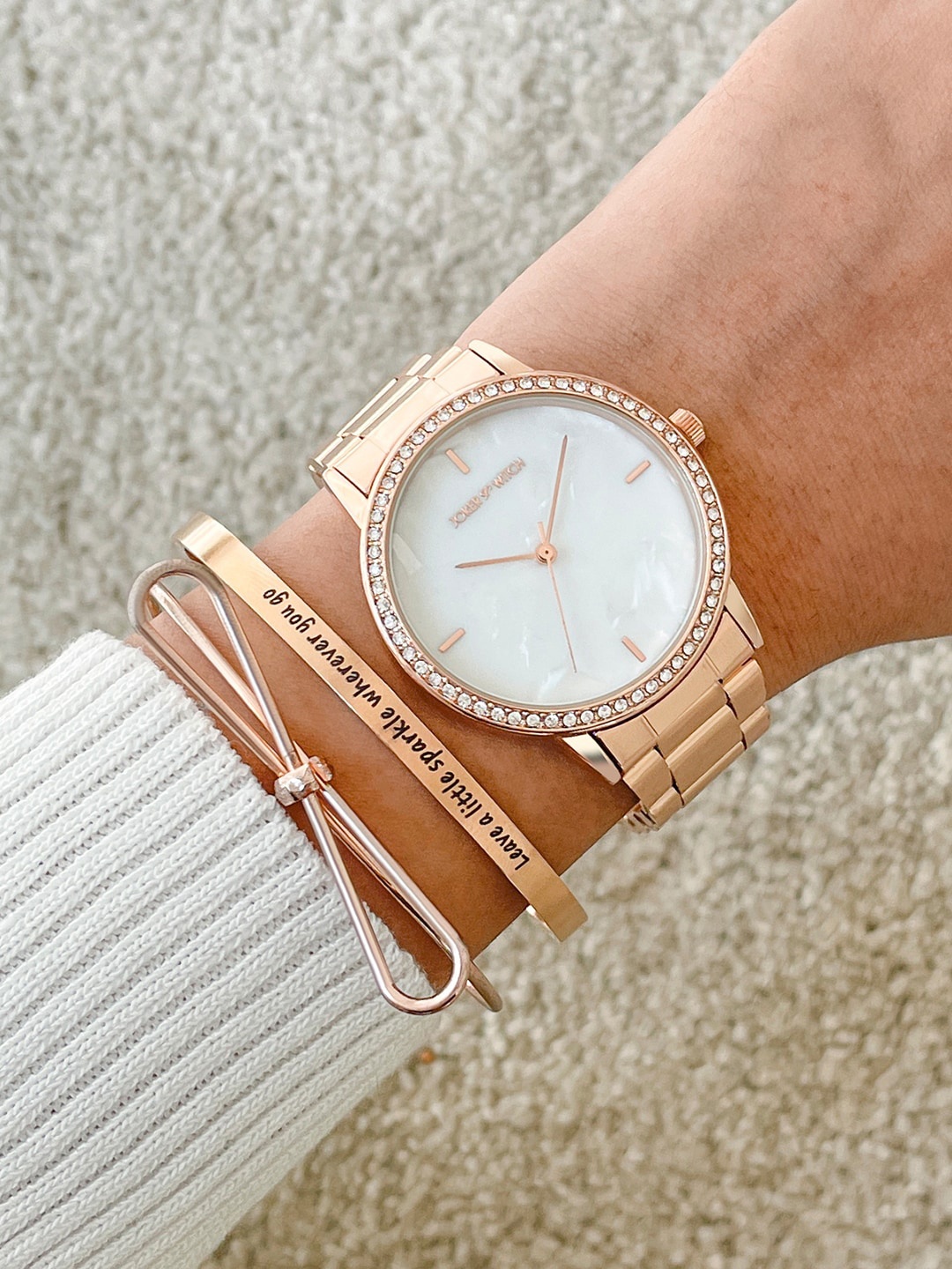 

JOKER & WITCH Women Watch Gift Set, Rose gold