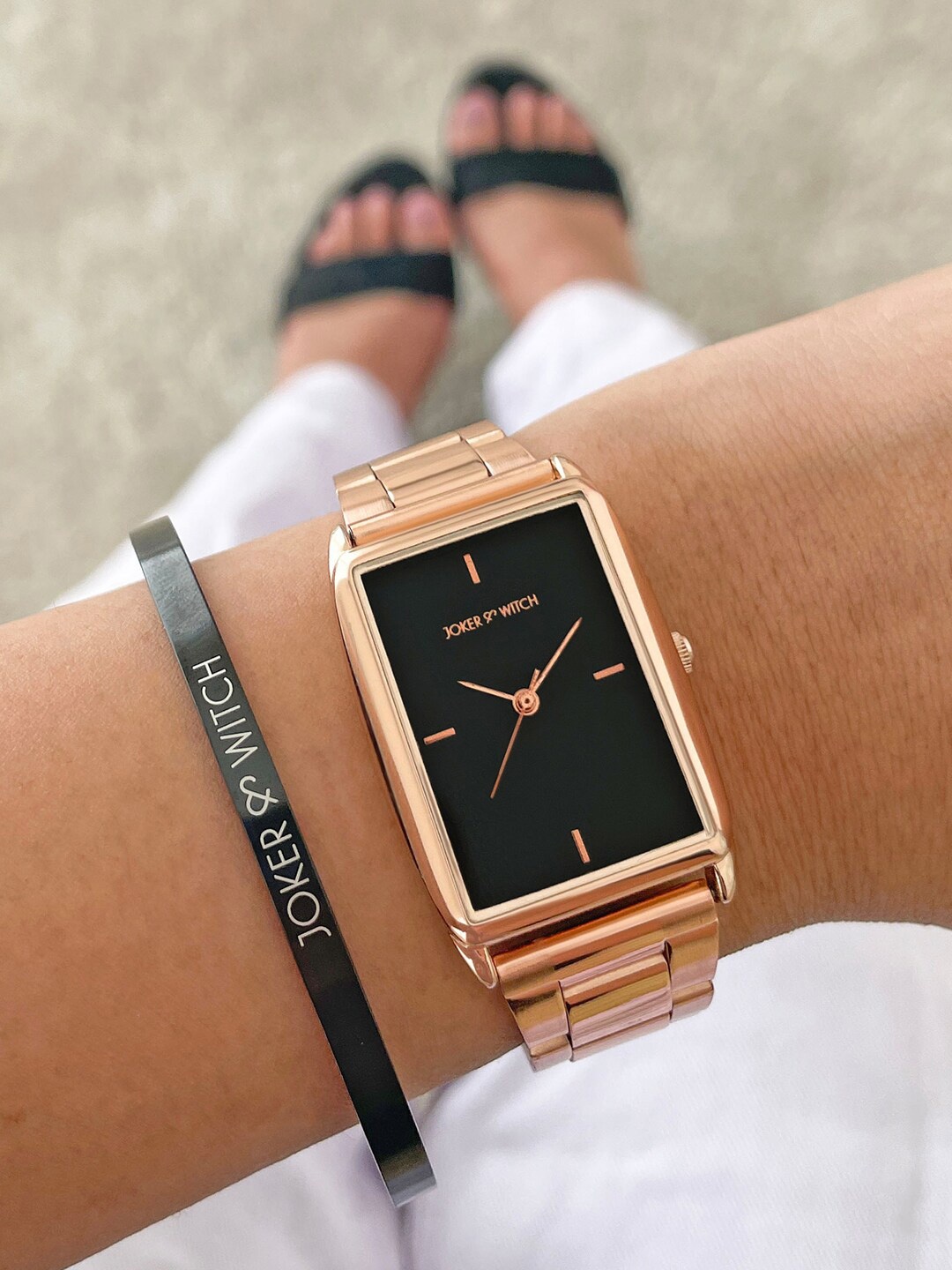 

JOKER & WITCH Women Analogue Watch Gift Set JWBS786, Rose gold
