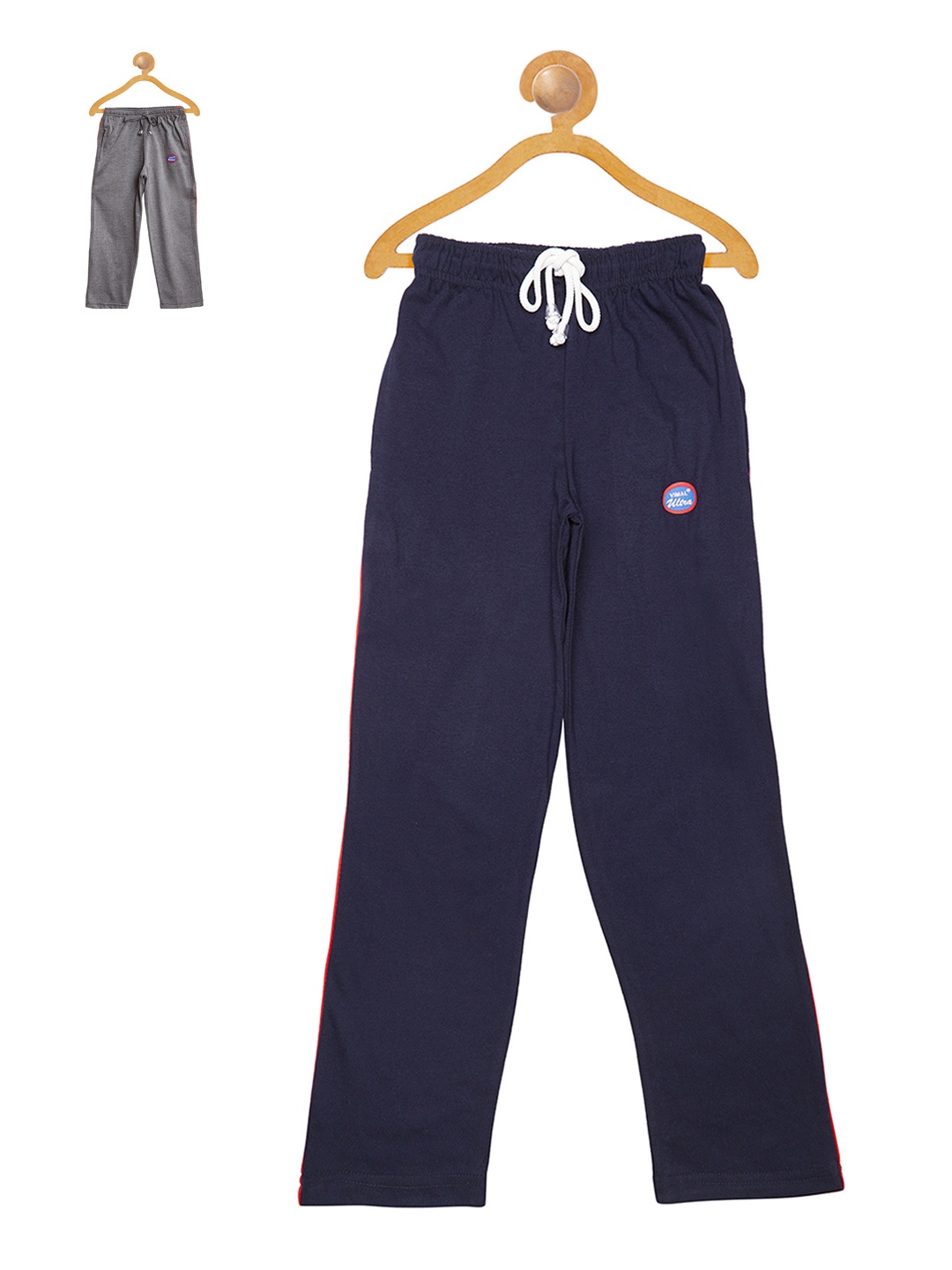 

VIMAL Girls Pack of 2 Slim Fit Track Pants, Navy blue