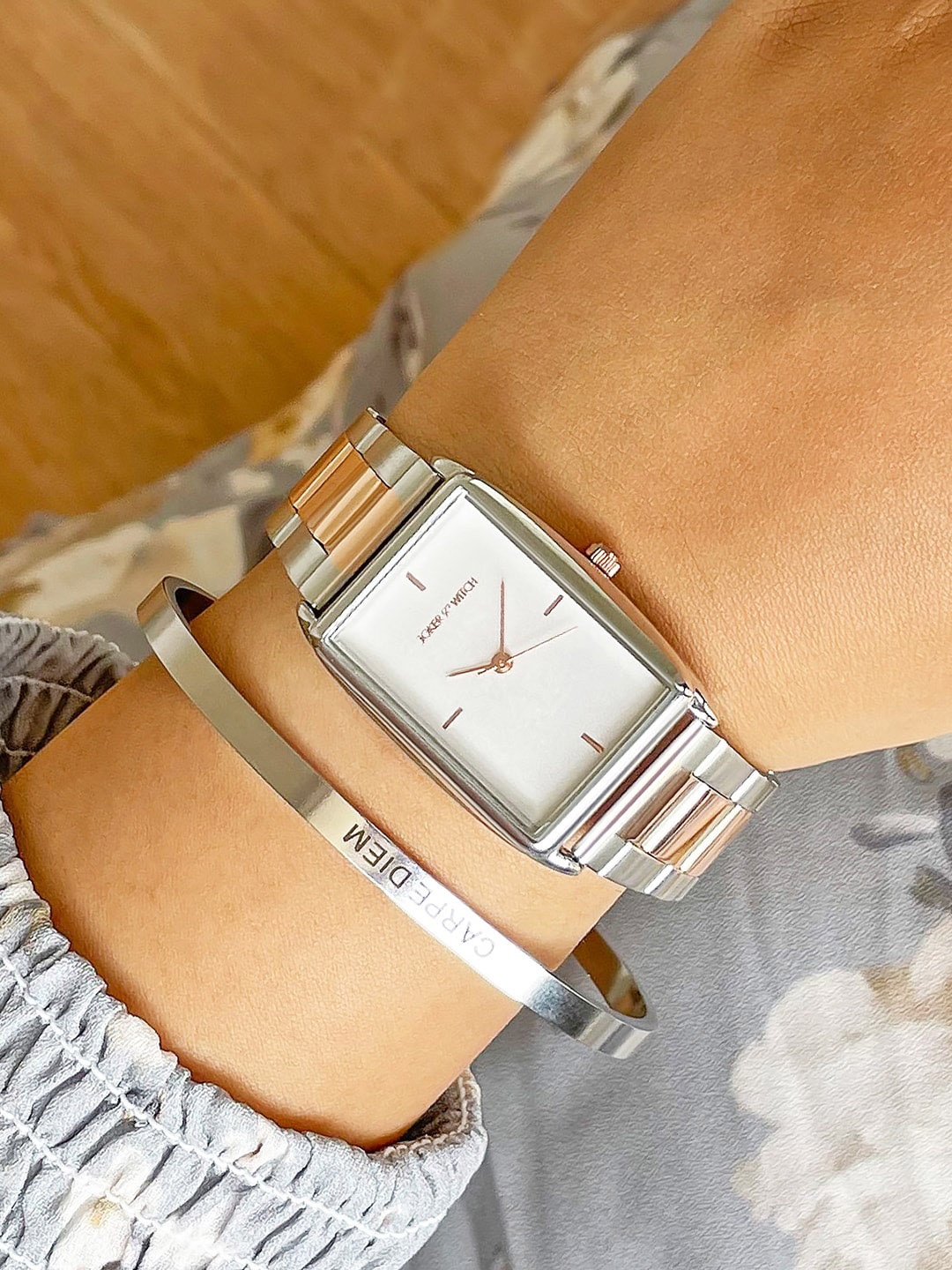 

JOKER & WITCH Women Watch Gift Set, Rose gold