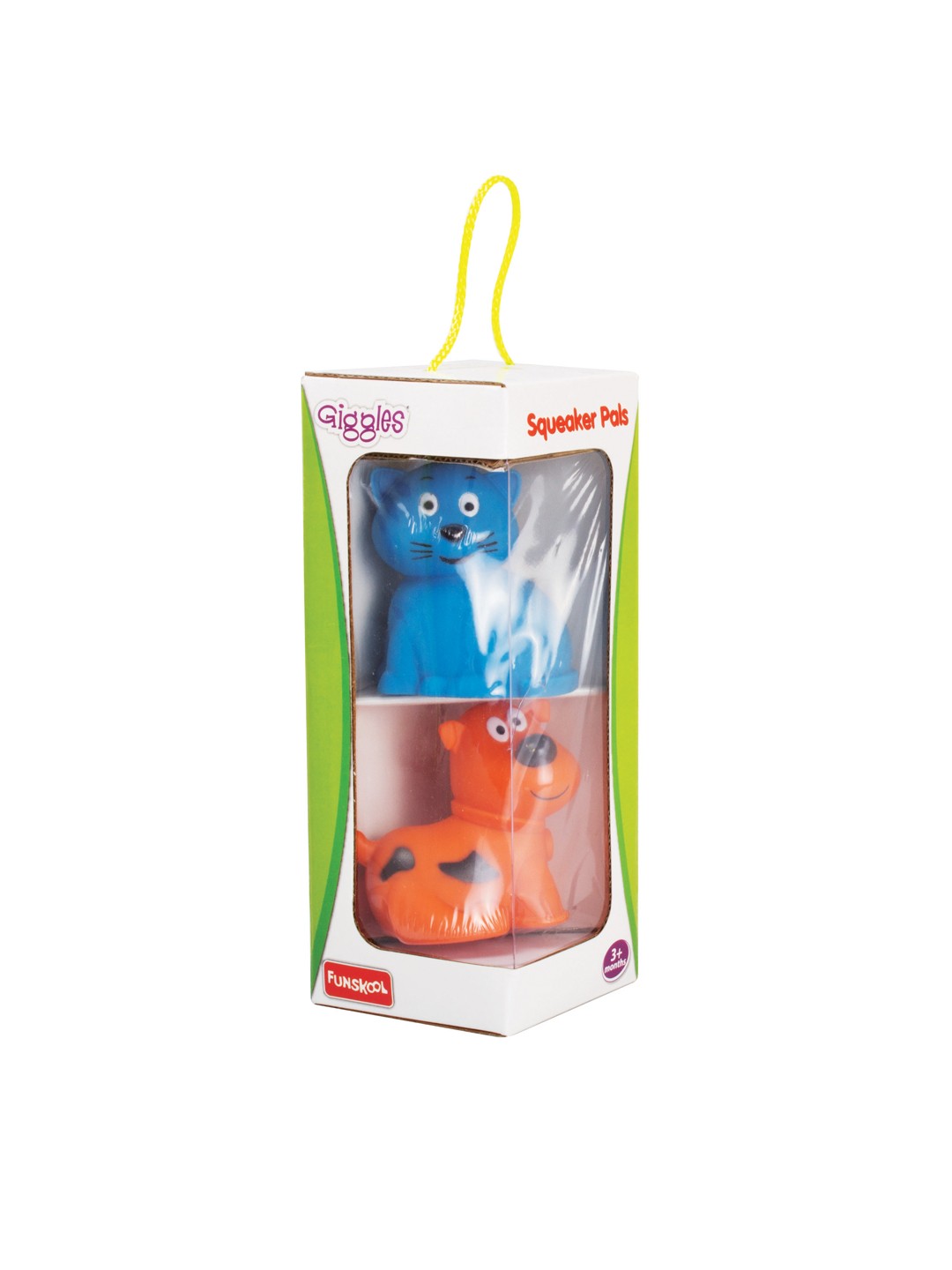 

Giggles Set of 2 Animal Squeakers, Blue