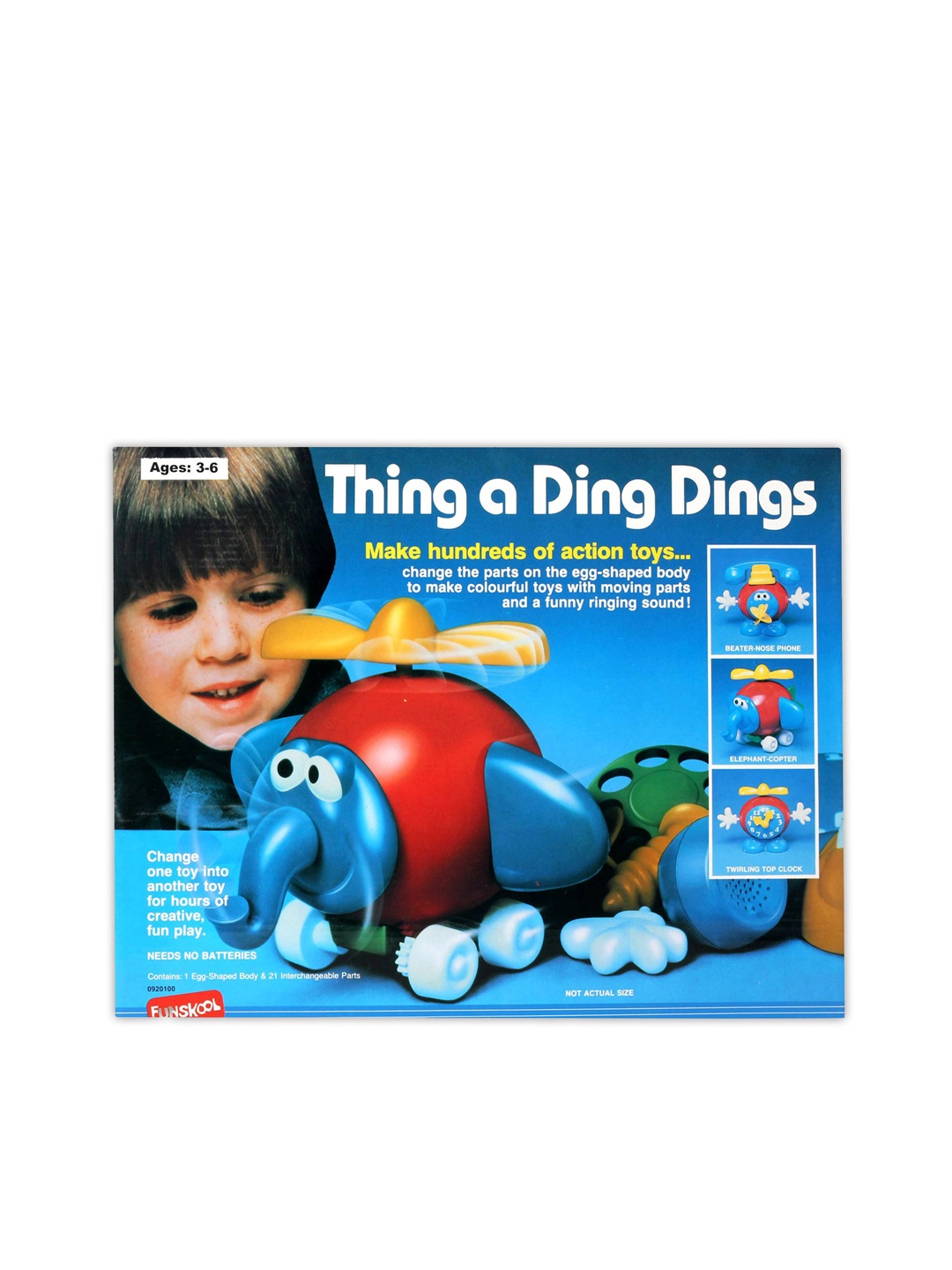 

Giggles Thing A Ding Dings DIY Activity Toy For 3+ Years, Multi