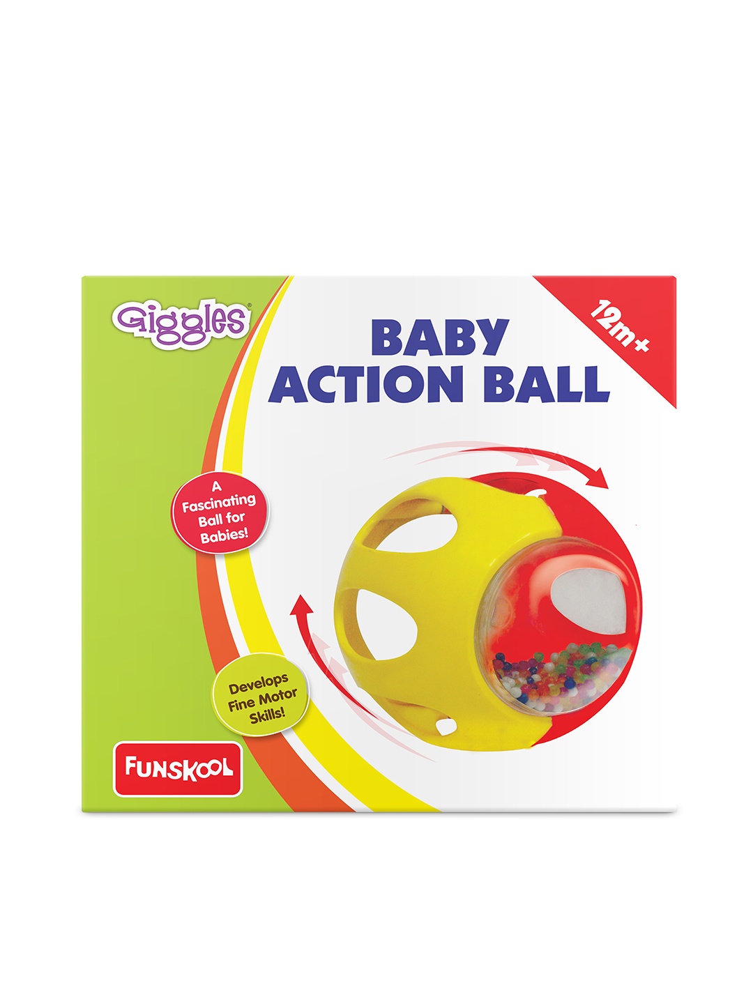 

Giggles Action Ball, Red