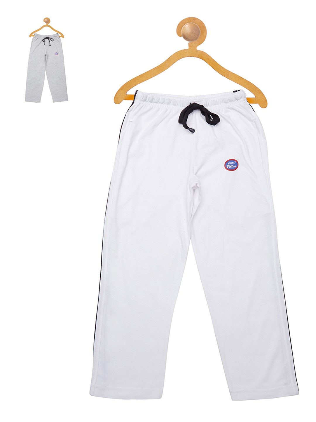 

VIMAL Girls Pack of 2 Slim Fit Track Pants, White
