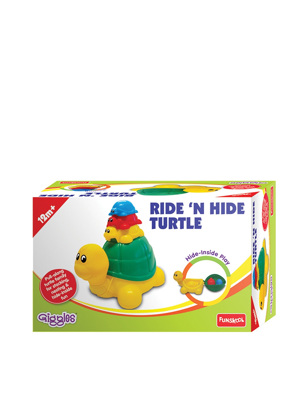 

Giggles Ride'N Hide Turtle Toy, Green