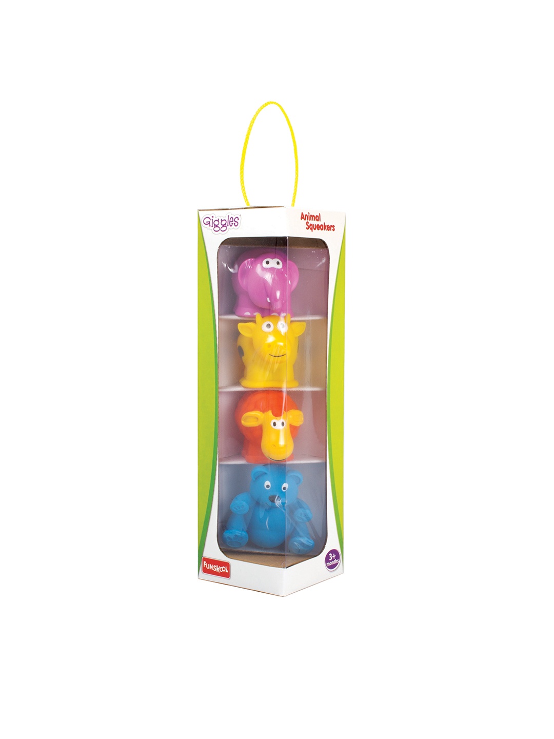 

Giggles Assorted Set of 4 Animal Squeakers