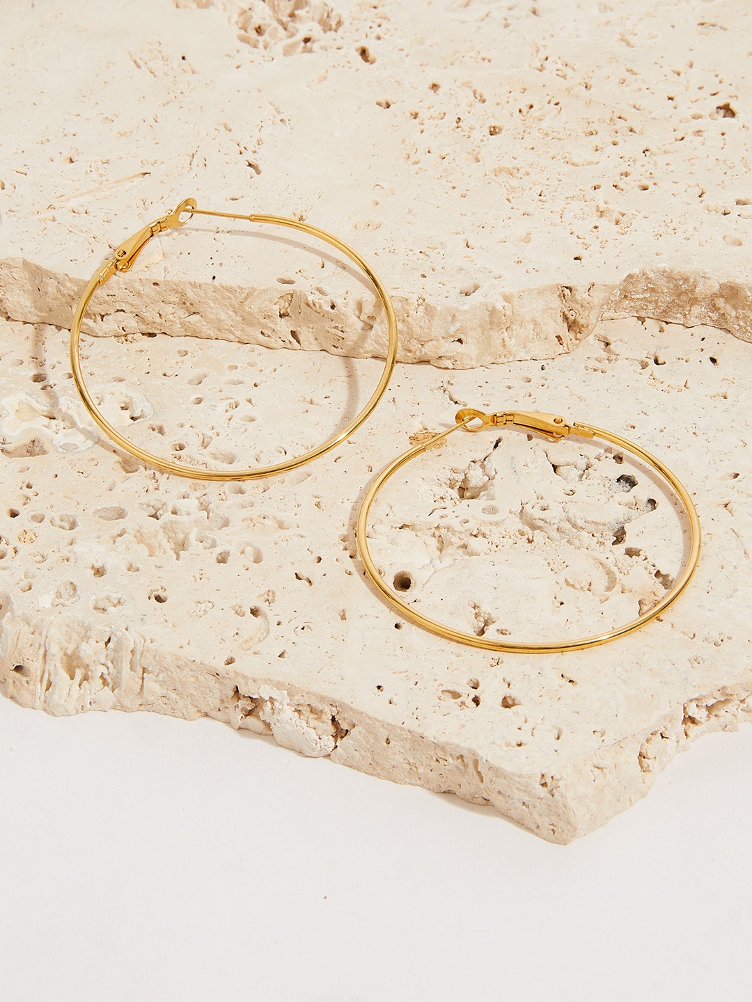 

Accessorize Gold-Plated Contemporary Thin Hoop Earrings