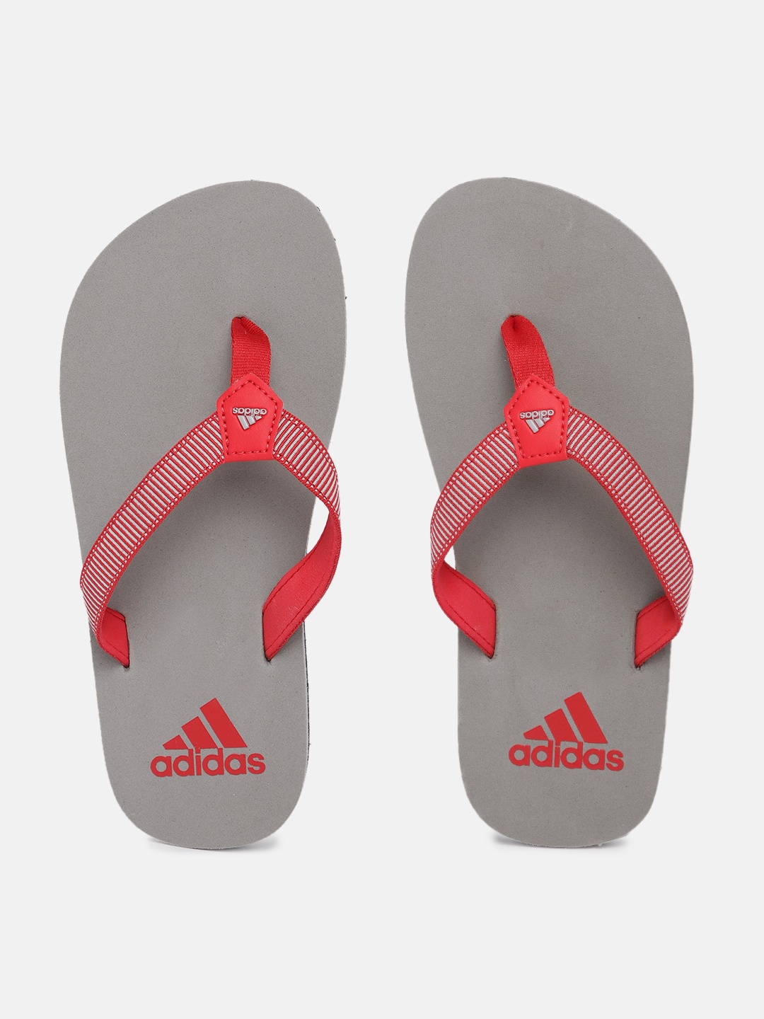 

ADIDAS Kids Striped Pierco 2.0 Thong Flip-Flops, Grey