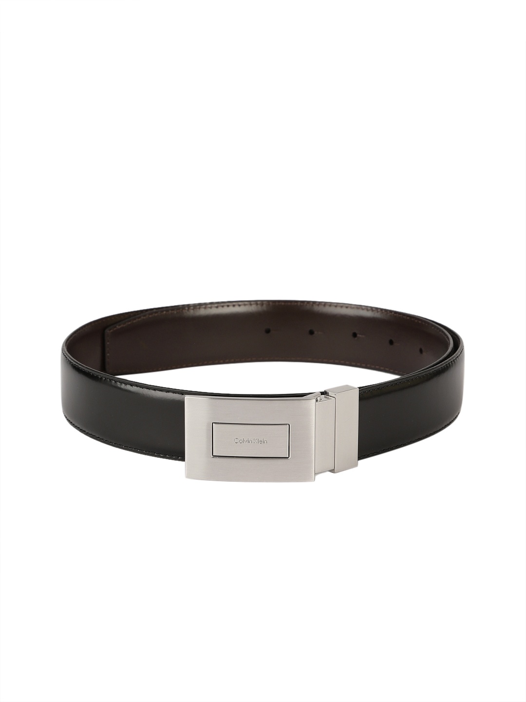 

Calvin Klein Men Leather Reversible Belt, Black