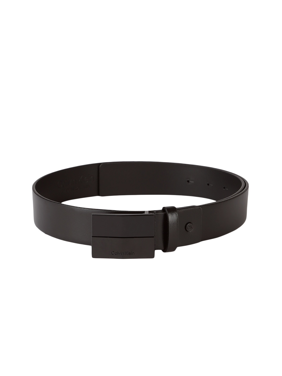 

Calvin Klein Men Leather Belt, Black