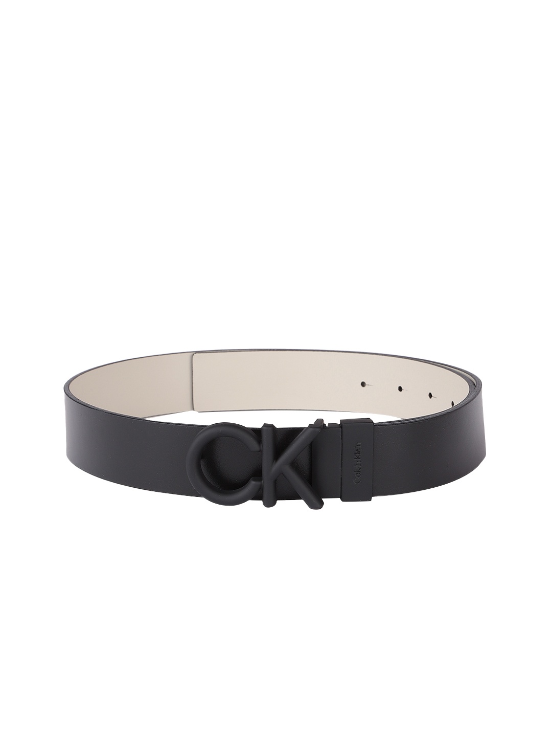 

Calvin Klein Men Solid Leather Reversible Belt, Black