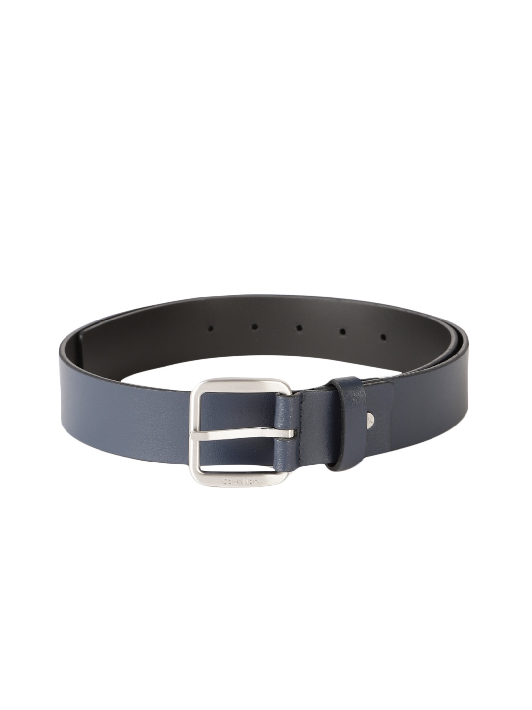 

Calvin Klein Men Black Leather Belt, Navy blue