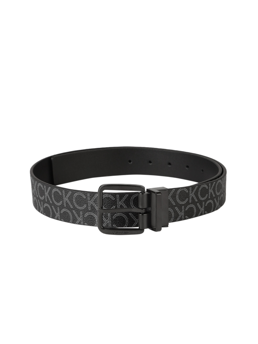

Calvin Klein Men Black Printed Reversible Belt