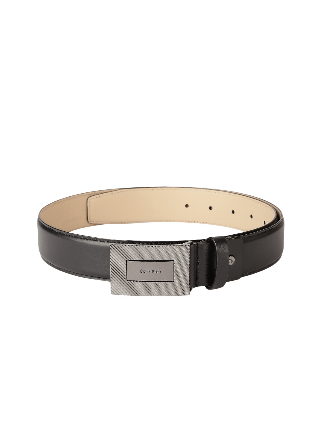 

Calvin Klein Men Solid Leather Belt, Black