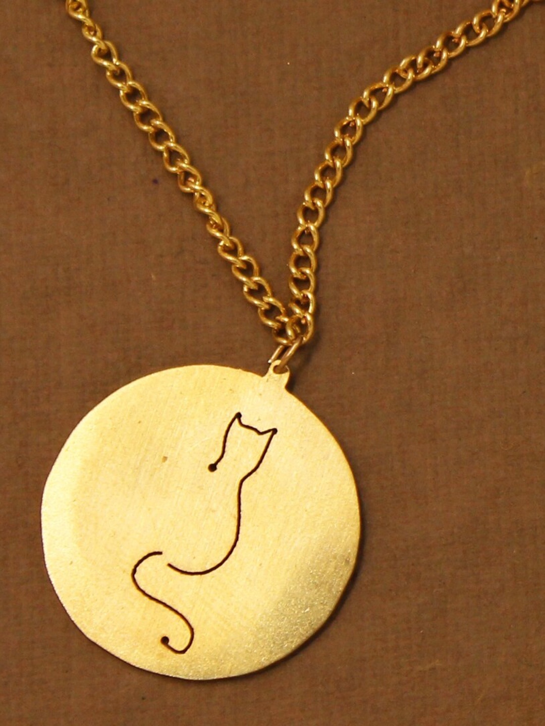 

Goldnera Gold-Plated Little Cat Pendant With Chain