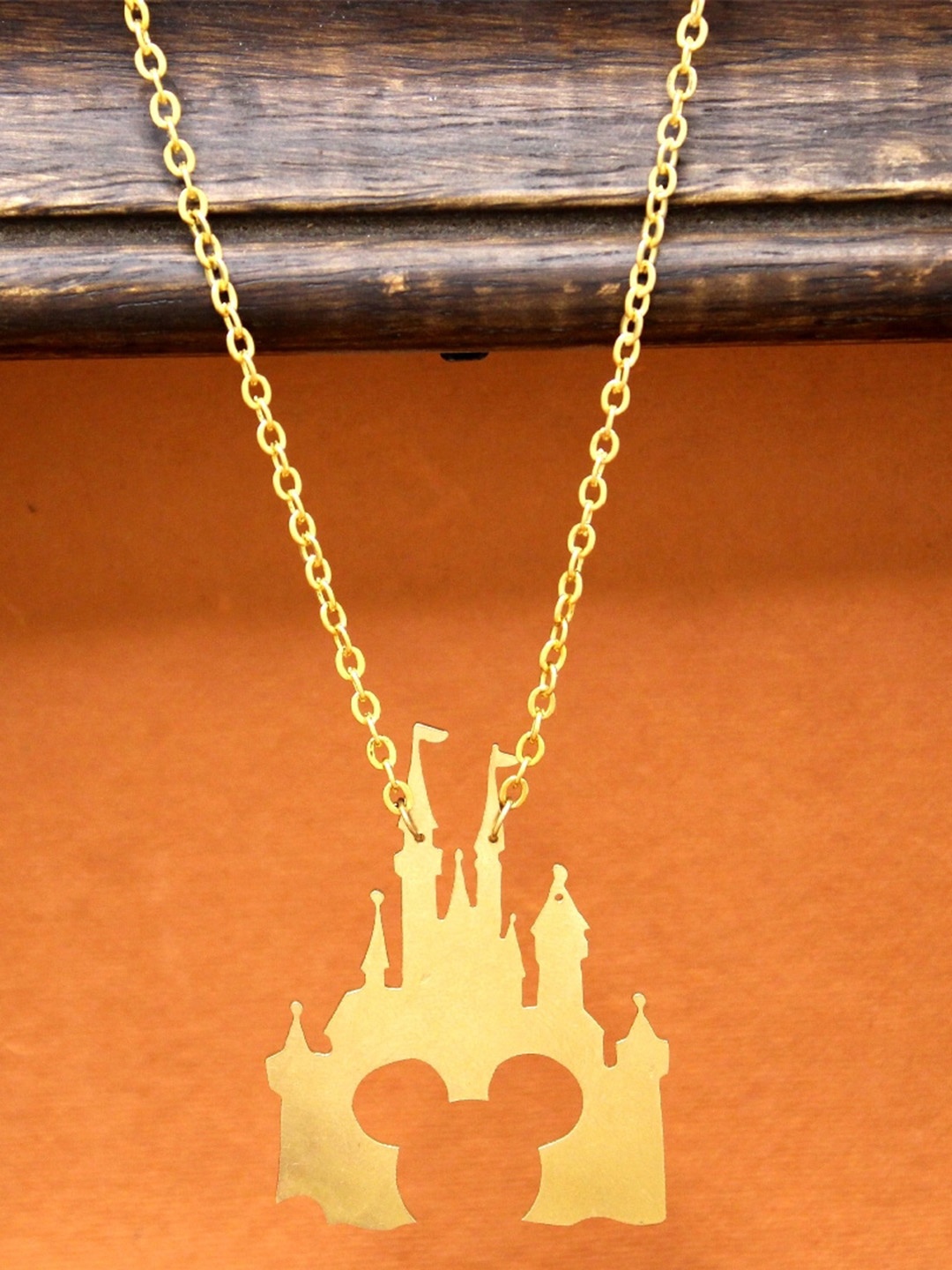 

Goldnera Gold-Plated Disney Cassel Pendant With Chain