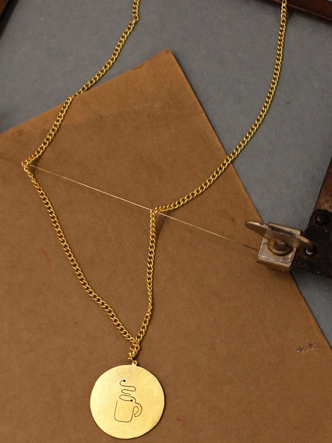 

Goldnera Gold-Plated Pendant With Chain