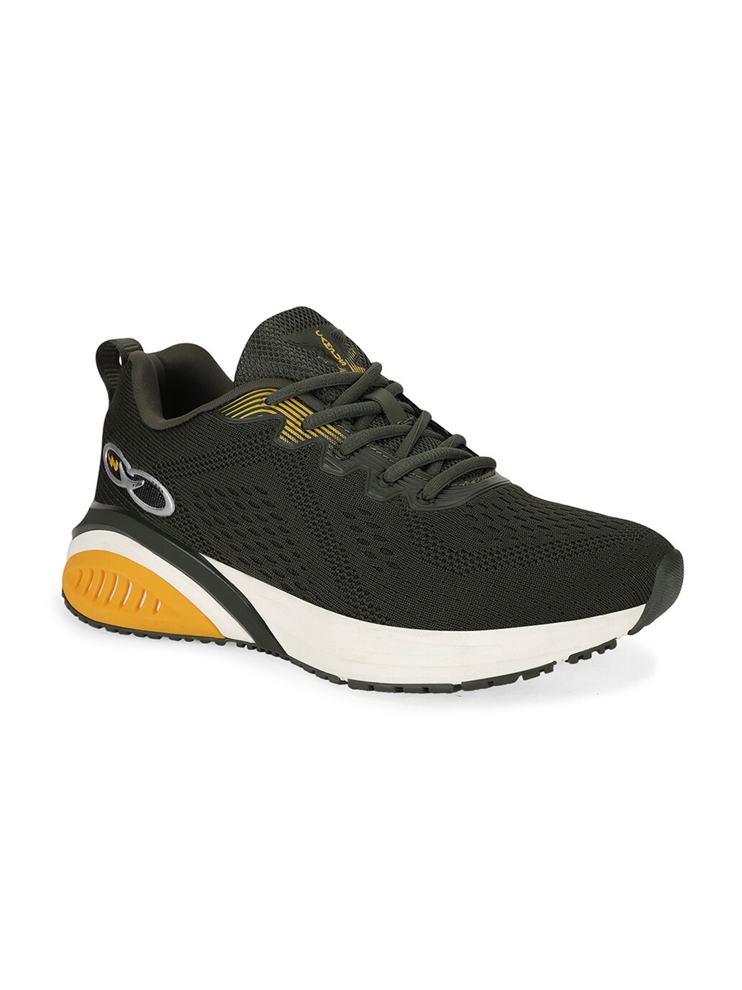 

Campus Men Mesh Running Non-Marking Shoes, Olive