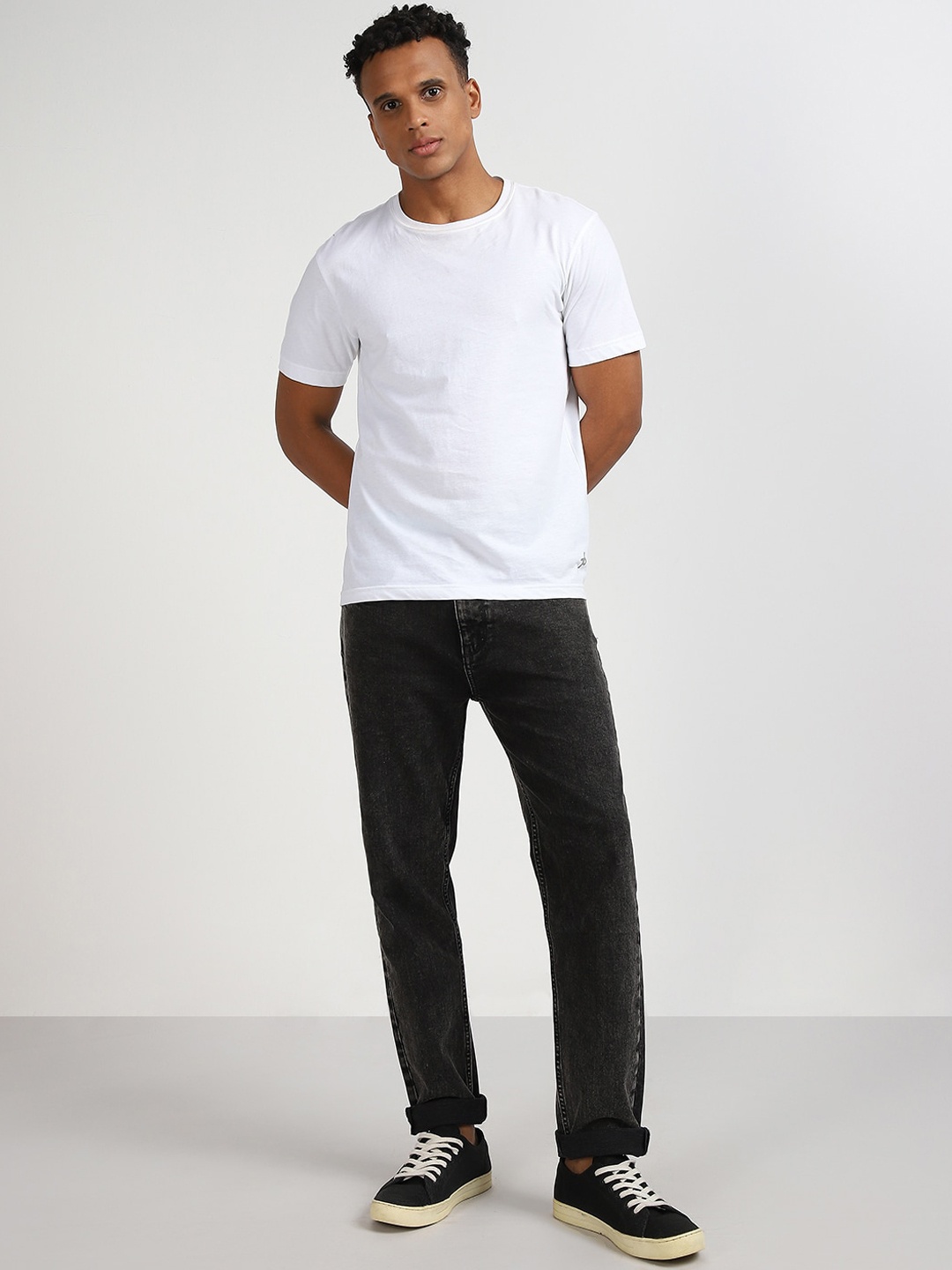 

Lee Men Regular Fit Stretchable Jeans, Black