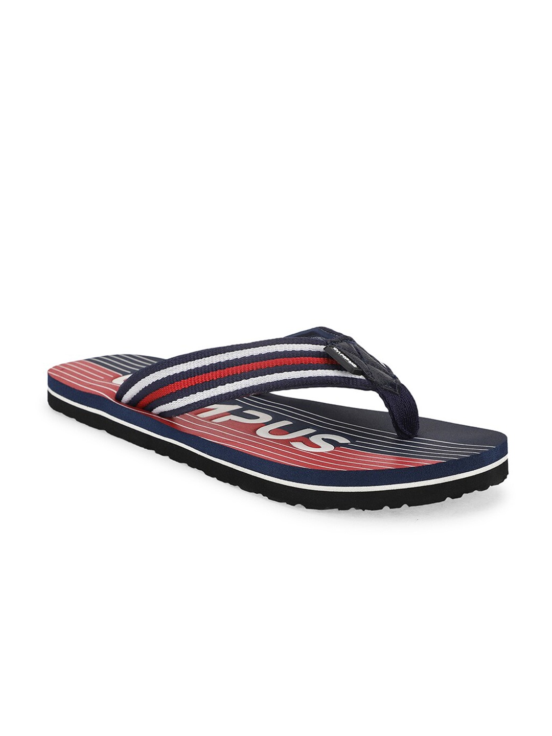 

Campus Men Printed Thong Flip-Flops, Navy blue