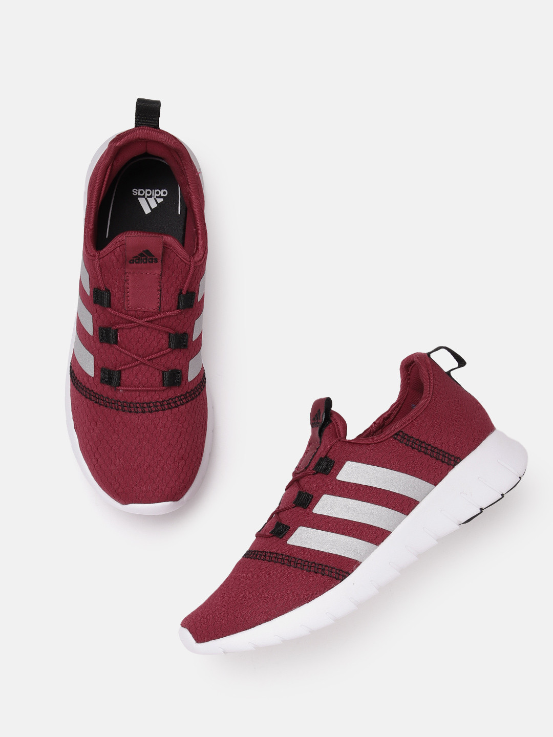 

ADIDAS Kids Woven Design Vertago 3.0 Running Shoes, Maroon